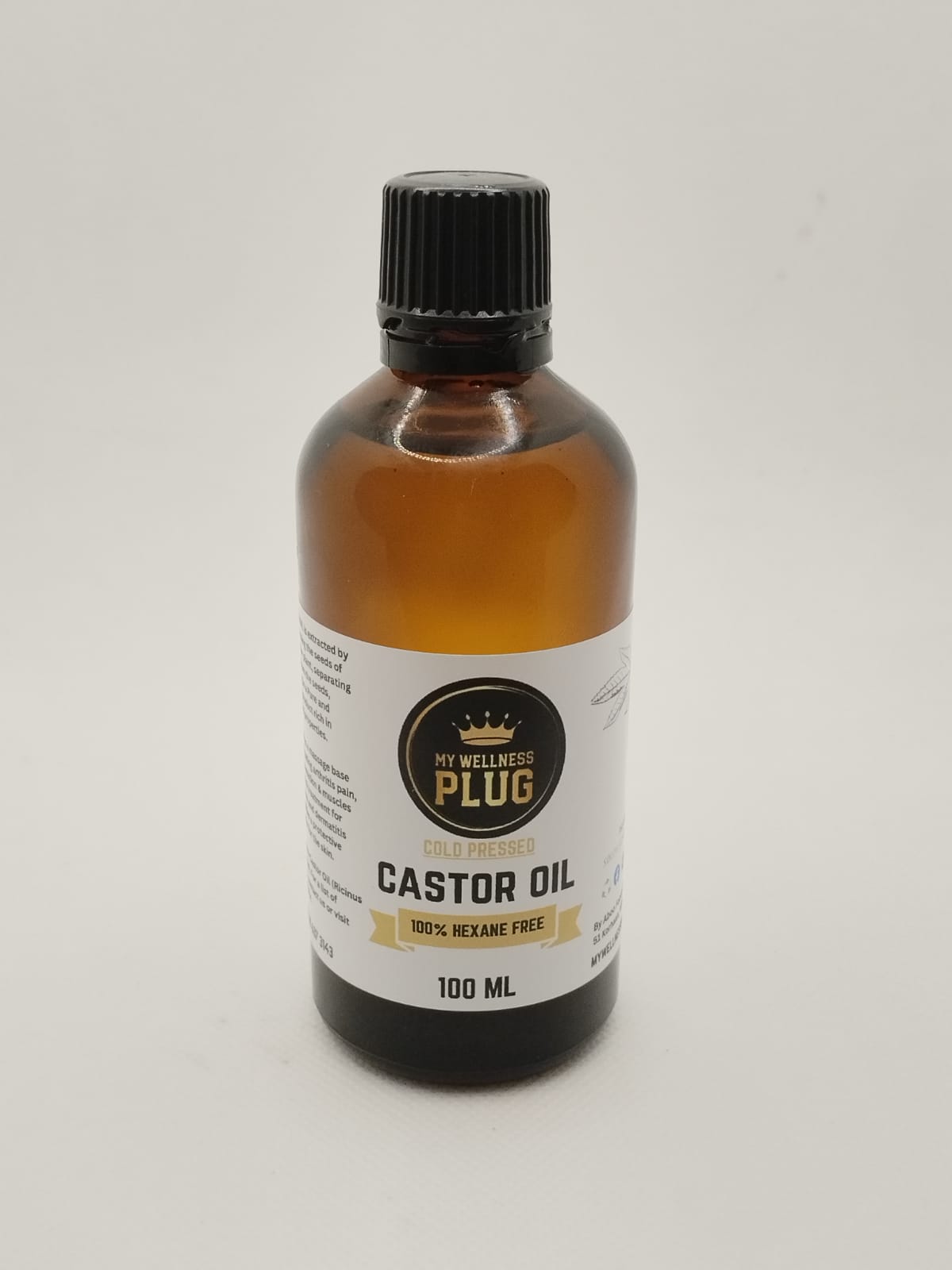 Castor Oil (Cold Pressed - Hexane Free)